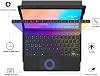 Funda con teclado para Samsung Galaxy Tab S10 Lite/S10 FE/S9 FE 10.9"/S9 11": Teclado retroiluminado de 3 zonas y 7 colores con panel táctil para tablet S10 Lite de 10.9 pulgadas - Cubierta de teclado inalámbrico desmontable con porta lápiz 8