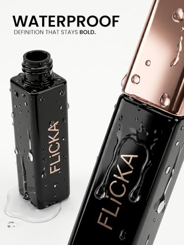 Image of FLiCKA Lash It Out Mascara Waterproof With Intense Jet Black Color| Long Lasting, Lightweight, Smudge Proof Mascara For Women, Black, 9ml