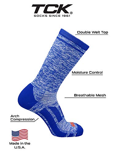 Image of TCK Sports Heathered Crew Socks