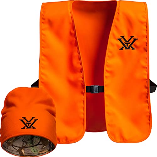Vortex Optics Blaze Orange Hunting Vest & Beanie Combo