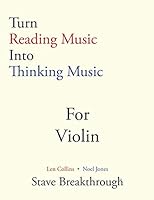 Turn Reading Music Into Thinking Music For VIOLIN 1516807103 Book Cover
