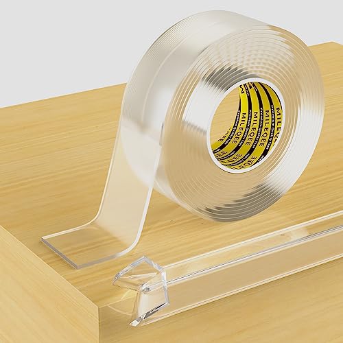 Clear Edge Protector Strip, 1.18in x 9.84FT, Sharp Edge Wrap Cover Tape, Self Adhesive Protective...