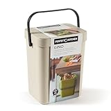 PERFETTO Cubo de basura húmedo/residuos orgánicos para colgar – Col. Gino – 5 l – Hielo