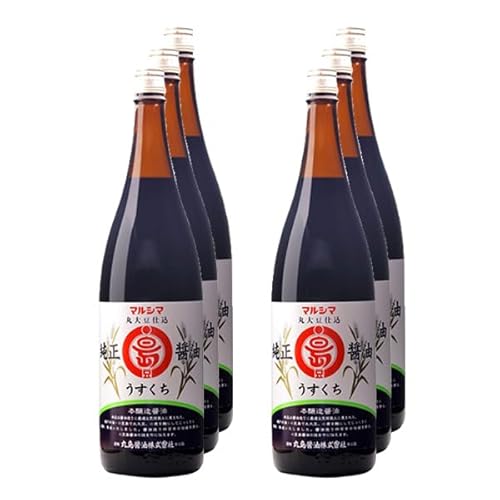 丸島醤油 純正醤油 うすくち 1.8L うすくちしょうゆ 6本セット 本醸造 特級醤油 じっくり熟成 丸大豆 大豆 小麦 食塩 伝統 小豆島 淡口 淡色 まとめ買い