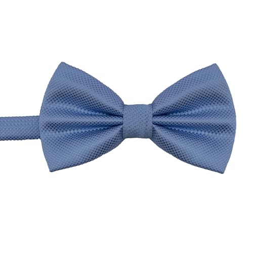 Pajarita Azul Cielo para Hombre - Corbata de Lazo Moderna, Elegante, Preatada y Ajustable con Gancho - Hecha de Calidad - Ideal para Bodas y Eventos Formales - Ajuste Perfecto