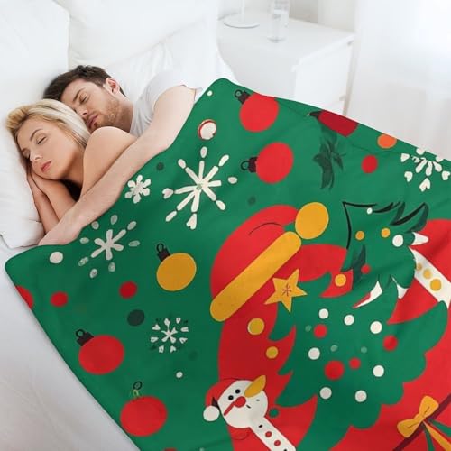 Plaid en flanelle de Noël doux et résistant pour lit et sofa de standing - 7
