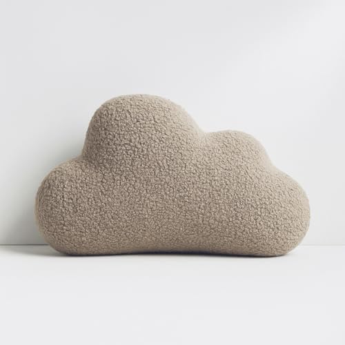 BABEES Coussin décoratif Boucle - Grand coussin nuage - 40 x 25 cm - Coussin décoratif moelleux pour bébé et chambre d'enfant - Pour fille et garçon -...