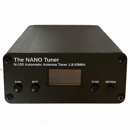 Antenna Tuner M-100 Tiny 100W Automatic Antenna Tuner OLED Display 1.8-55MHz 7 * 7 ATU