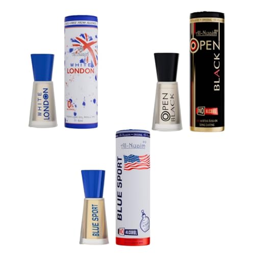 Al-Nuaim White London, Open Black, Pack of 3 · 6 ml (18 ml total) - Image 2