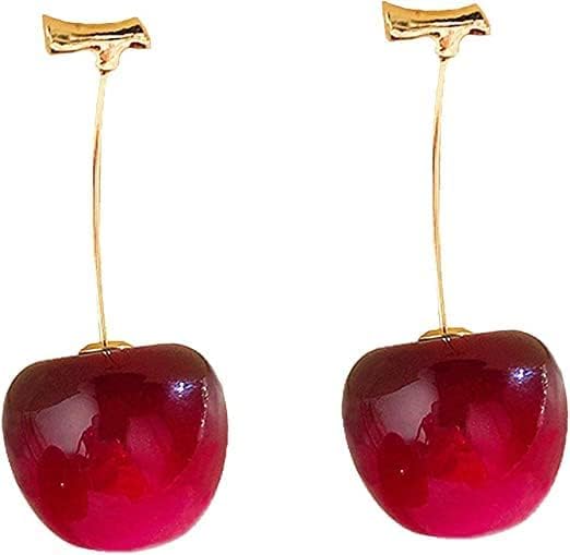 Buy Precious World Earrings For Women, Cherry Earrings | Korean Earrings Cherry For Women Red ...