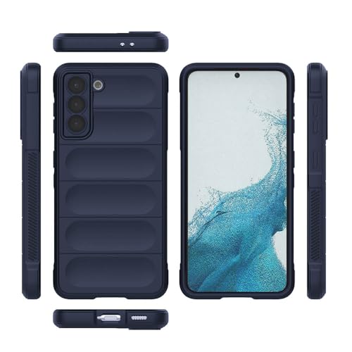 Image of amazon basics Basic Case for Samsung Galaxy S22 Plus 5G (Silicone Dark Blue)