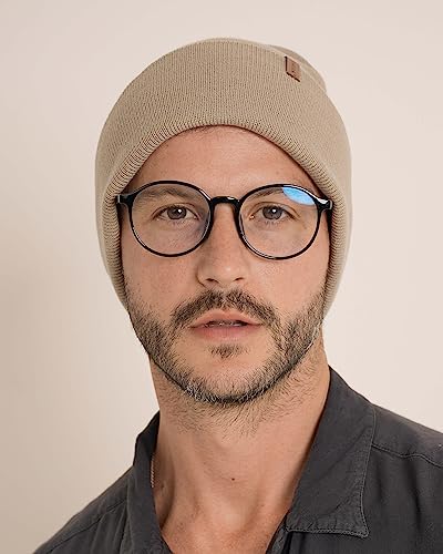 Image of FURTALK Unisex Cuffed Beanie Thick Double Knit Winter Skull Cap | Double-Layer Warmth, Ultra-Soft Itch-Free Knit, Snug No-Slip Fit, Essential Gear for Winter Jogging & Outdoor Sports