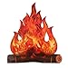 Produktbild Bemvp 3D Fake Flame Papp Dekorative Campfire Herzstück Künstliche Feuerpapier Dekorative Flammentrack Für Lagerfeuer Party Dekoration