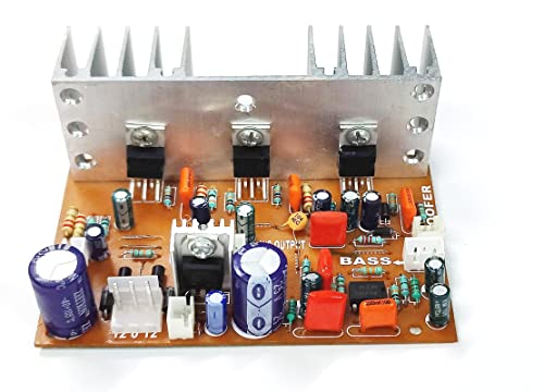 Image of Monty 2.1 Amplifier Board 12v DC Home Theater Kit Circuit Board Tda2030 Based for Car Audio Systems, Home Audio Systems, Professional Audio Systems etc.