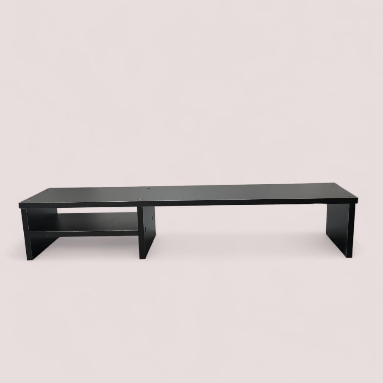 Suporte Para Monitor Elevado Mesa Home Office Setup Gamer Organizador MDF 90cm (Preto) Suporte Para Monitor Elevado Mesa Home Office Setup Gamer Organizador MDF 90cm (Preto)