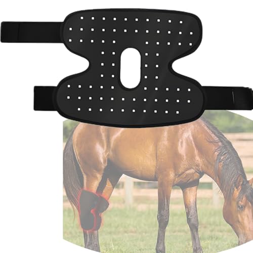 lanoune Red Light Therapy Belt for Horse Knees, Portable Equine Red Light Device for Pain Relief, Dual Wavelength 660Nm 850Nm, Adjustable Modes for Equine Joint & Muscle Recovery(1PCS)