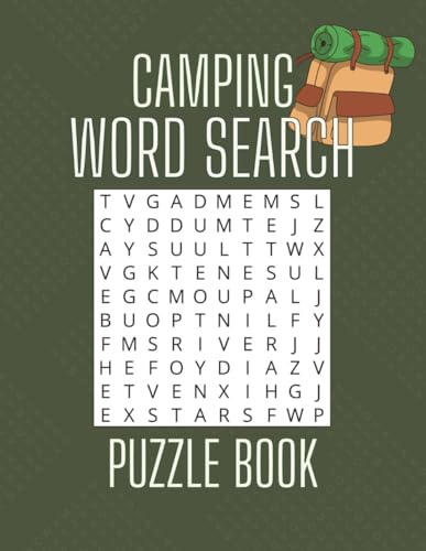 Camping Word Search Books for Adults: Outdoor Puzzle Adventures to Fire Up Your Brain | 100 Unique Word Hunts Inspired by Campsites, Gear & Nature ... Gift for Campers, Hikers & Puzzle Lovers image 2