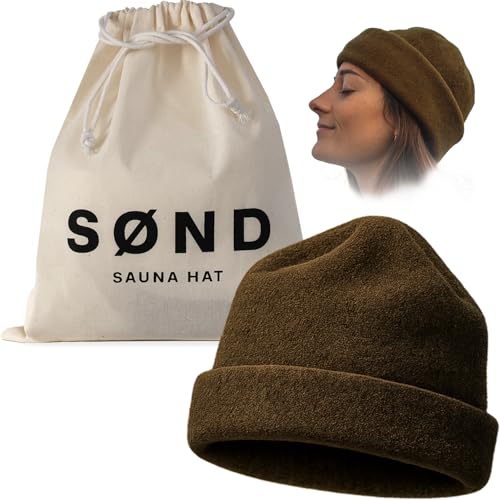 Merino Wool Sauna Hat for Heat Protection