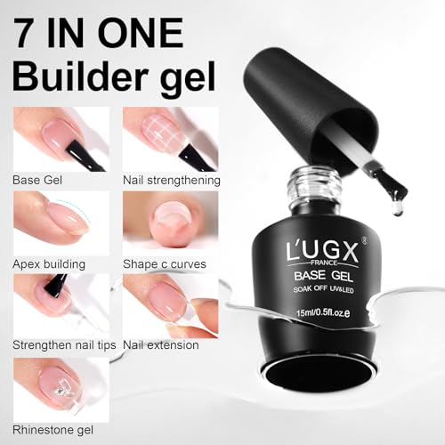 L'UGX Builder Gel 7 en 1 para Uñas Clear Hard miniatura 2