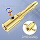 VCELINK Bananenstecker Lautsprecher 24K Vergoldet, 0,75mm - 4mm, (4 Paar / 8 Stück), Banana-Steckverbinder High End für Lautsprecherkabel, Verstärker, HiFi-Boxen, AV Receiver,Schraubbar (8)