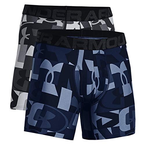 Image of Under Armour mens Multi-pack Performance Tech Boxerjock Brief, 6 inch Inseam, All-day Comfort & Soft