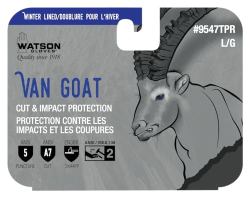 Watson Gloves Van Goat Winter Lined Work Gloves - Water & Oil Resistant Goatskin, Kevlar Stitched, Impact & Cut Resistant (Extra Extra Large) by Watson Gloves - Image 2