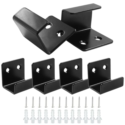 6 Pack Stainless Steel Wall Mount Brackets Hook