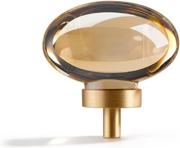 Crystal Handle Cabinet Wardrobe Oval