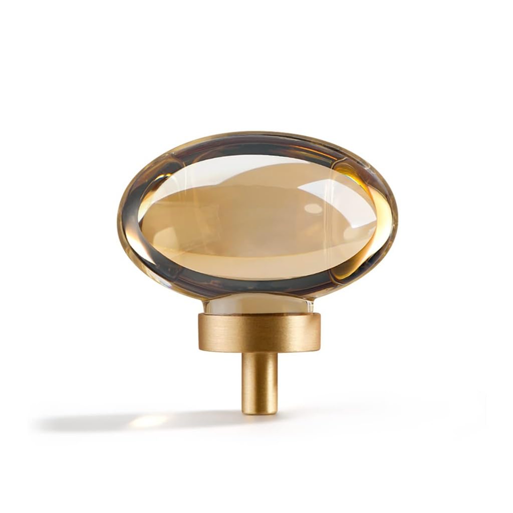Poignée en cristal de prestige pour armoire et buffet haut de gamme