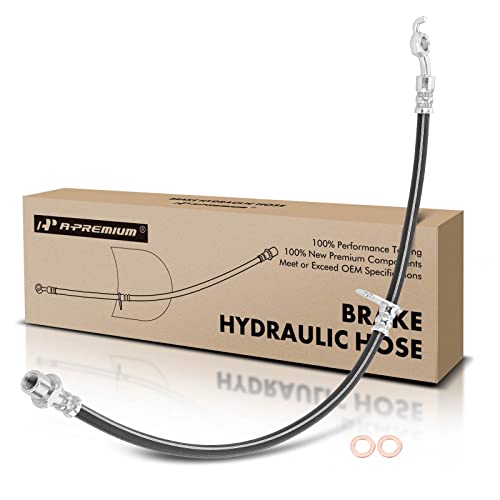 A-Premium Front Driver Brake Hydraulic Hose Compatible with Select Toyota