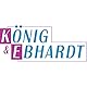 König und Ebhardt König & Ebhardt 8614271 Geschäftsbuch (glanzlackierter Karton, kariert, A4, 210 x 297 mm, 48 Blatt) rot