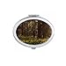 Dark Forestry Science Nature Scenery Mirror Portable Fold Hand Makeup Double Side Glasses