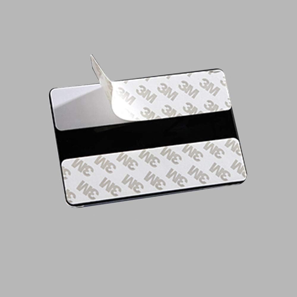 Acryl-Etikettenhalter, Preisschild-Display, Schilderhalter mit 3M-Klebeband, Wandhalterung, Schwarz, 150 x 100 mm, 5 Stück