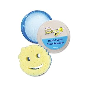 Scrub Daddy Powerase Gel Stoffenverwijderaar – Multifunctionele bekledingsreiniger voor stoffen en lederen banken, meubels en tapijt vlekverwijderaar voor oude vlekken, matrasreiniging, inclusief