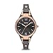 Montre femme FOSSIL Georgia, taille de boîtier de 32 mm, mouvement à quartz, bracelet en cuir véritable