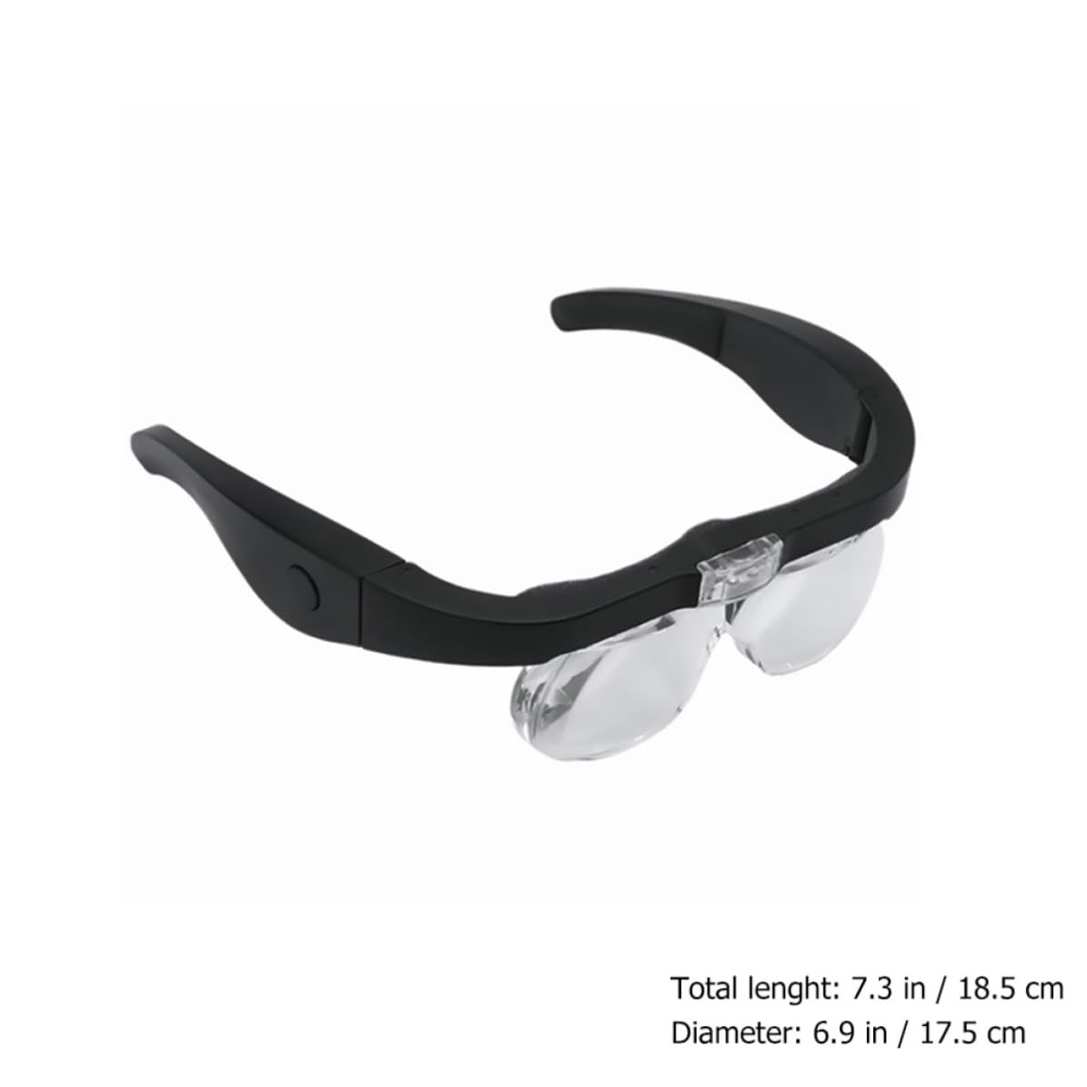 TOYANDONA Lupa Luz LED Recargable por USB para Lectura y Bordado Diseño Ergonómico y Material Abs Fácil de Usar para Personas Mayores y Reparaciones