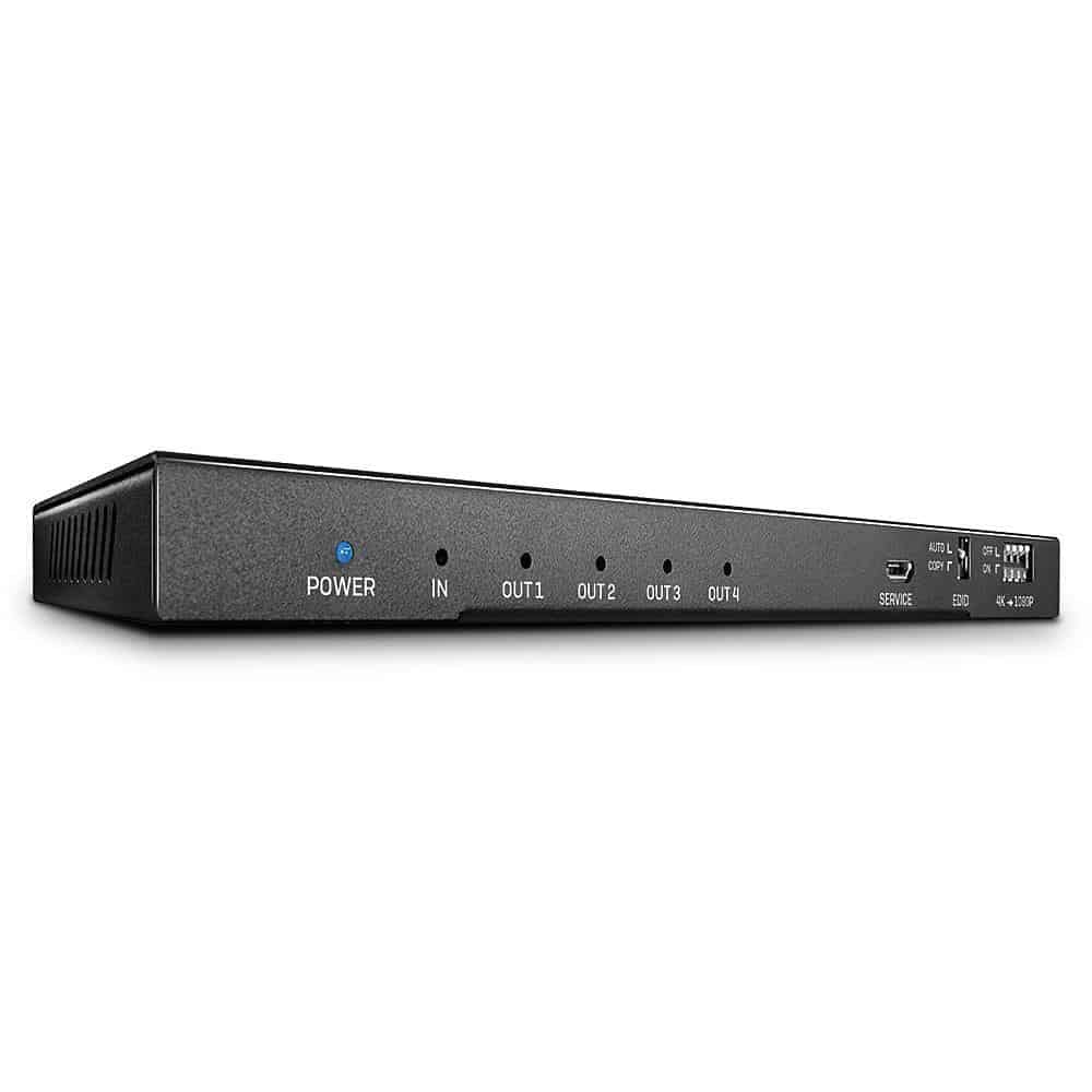 Lindy Splitter HDMI 2.0 18G con Audio, 4 Porte