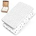 Lenzuola per Culla Babybay, lenzuola per Kinderkraft culla di cottone OEKO-TEX, set lenzuola lettino lenzuola lettino bambino 89x50, 90x50, 90x55 cm (Punti e trattini)