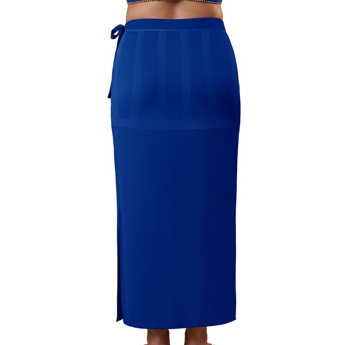 dermawear Women Blended Fabric Saree Shapewear Petticoat (Royal Blue, XL)