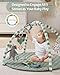 Blissful Diary Baby Play Gym Mat, Play Mat Activity Mat with 6 Detachable Toys for Stage-Based Sensory & Motor Skill Development, Easy to Install & Clean, Baby Essentials Gift, Sage Green