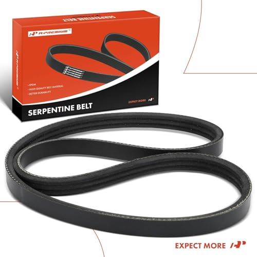 A-Premium 29.37 In Vacuum Pump Stretch Fit Serpentine Belt Fit For Chevrolet, GMC & Cadillac - Silverado 1500 LD 2019, Tahoe 2015-2020, Suburban, Sierra 1500 Limited, Yukon XL, Escalade ESV & More by A-Premium - Used condition - Image 9