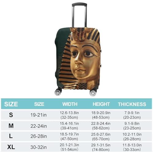 Egypt Pharaoh Egyptian Luggage Covers Washable Travel Suitcase Cover Elastic Baggage Protector2
