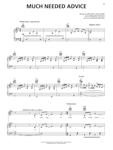Disney Pixar Coco | Piano Vocal Guitar Sheet Music | 7 Songs from the Original Movie Soundtrack | Including "Remember Me" and Other Favorite Tunes | Perfect for Piano and Guitar Players - Image 6