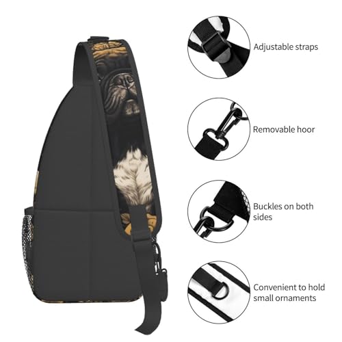 Small Sling Bag Mochila Tipo Bandolera para Senderismo miniatura 5