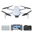 Potensic ATOM 2 Fly More Combo with RC PTD 1, Drones with Camera for Adults 4K Video, 8K Photo, 10KM Transmission, 96 Mins Flight, 3-Axis Gimbal, AI Track, Vertical Shooting, AI Night Shot, Under 249g