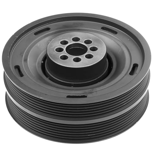 A-Premium Engine Harmonic Balancer Crankshaft Pulley - DOHC V6 3.0L V8 4.0L - Compatible with Audi Cars - A4 A5 A6 A7 A8 Quattro, S4, S5, S7, SQ5 & Volkswagen Touareg, Replace# 06E105251E, 06E105251F
