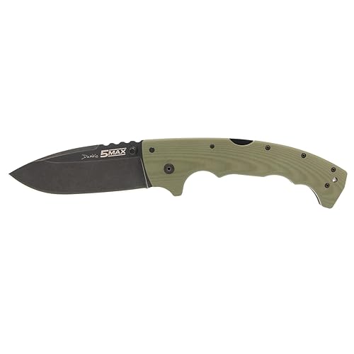 Cold Steel 5 MAX ELITE HOJA DE PUNTO DE CAJA DE 5" S35VN Mango G-10
