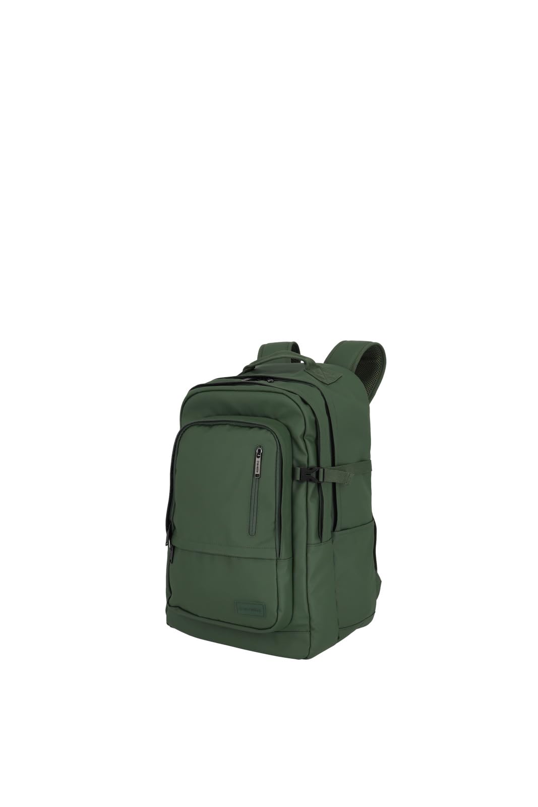 travelite backpack made of water-repellent material, padded laptop compartment 15.6 inch, BASICS daypack with clip-on function, 48 cm, 28 liters, 900 grams