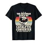 Funny Mothman Stole My Catalytic Converter Mothman Cryptid T-Shirt