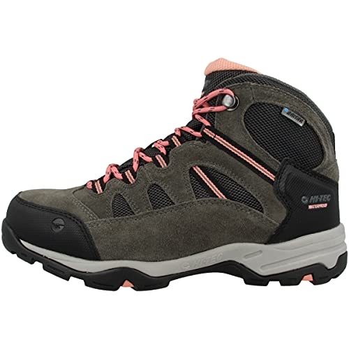 Hi-Tec Bandera II WP - Zapatos para Caminar para Mujer, Flor de Grafito de carbón., 38 EU